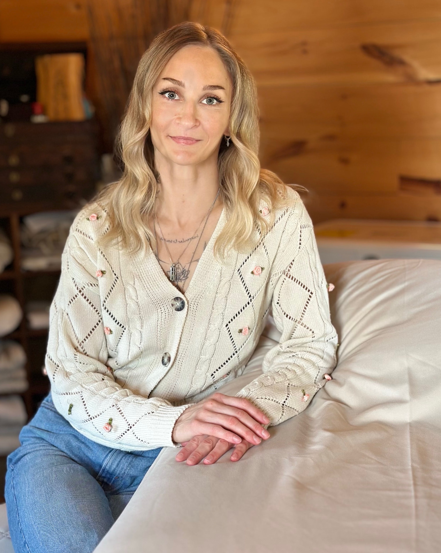 Sarah, CranioSacral Therapist and founder of Wise Body Wellness